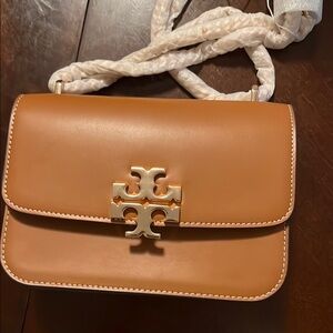 Tory Burch Tan Leather Shoulder Bag